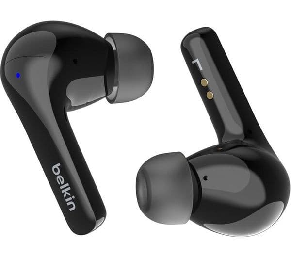 Belkin SoundForm Motion True Wireless Earbuds with Wireless Charging Case (AUC010) - Black - Image 1