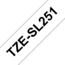 Brother TZESL251 label-making tape Black on white thumbnail 1
