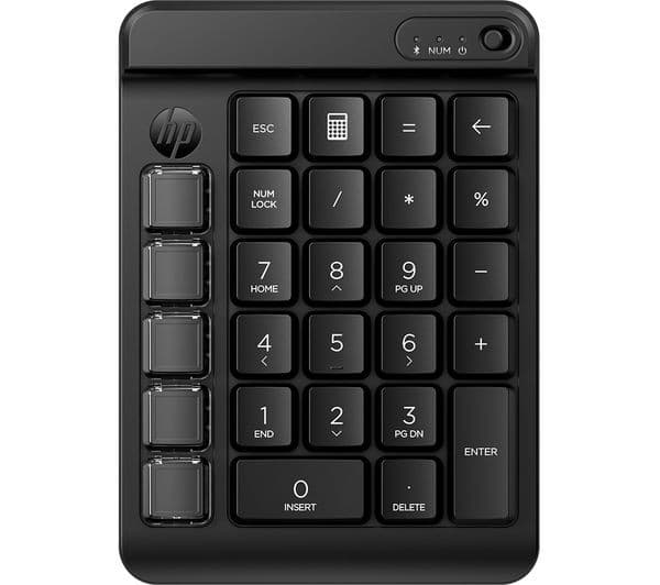 HP 430 Programmable Wireless Mechanical Keypad - Black (7N7C2AA) - Image 1
