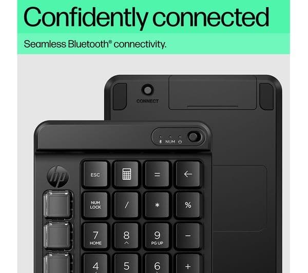 HP 430 Programmable Wireless Mechanical Keypad - Black (7N7C2AA) - Image 5
