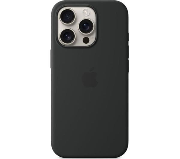 Apple iPhone 16 Pro Silicone Case with MagSafe - Black - Image 2