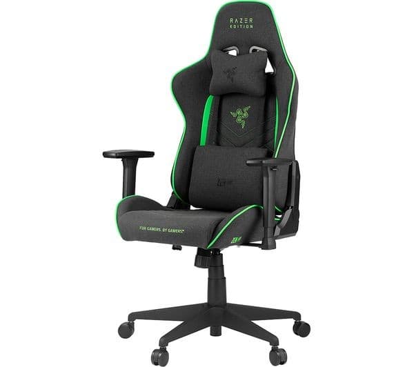 Razer Tarok Pro X Gaming Chair Grey & Green - Image 2