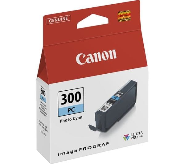 Canon PFI-300 PC - photo cyan - original - ink tank - Image 1