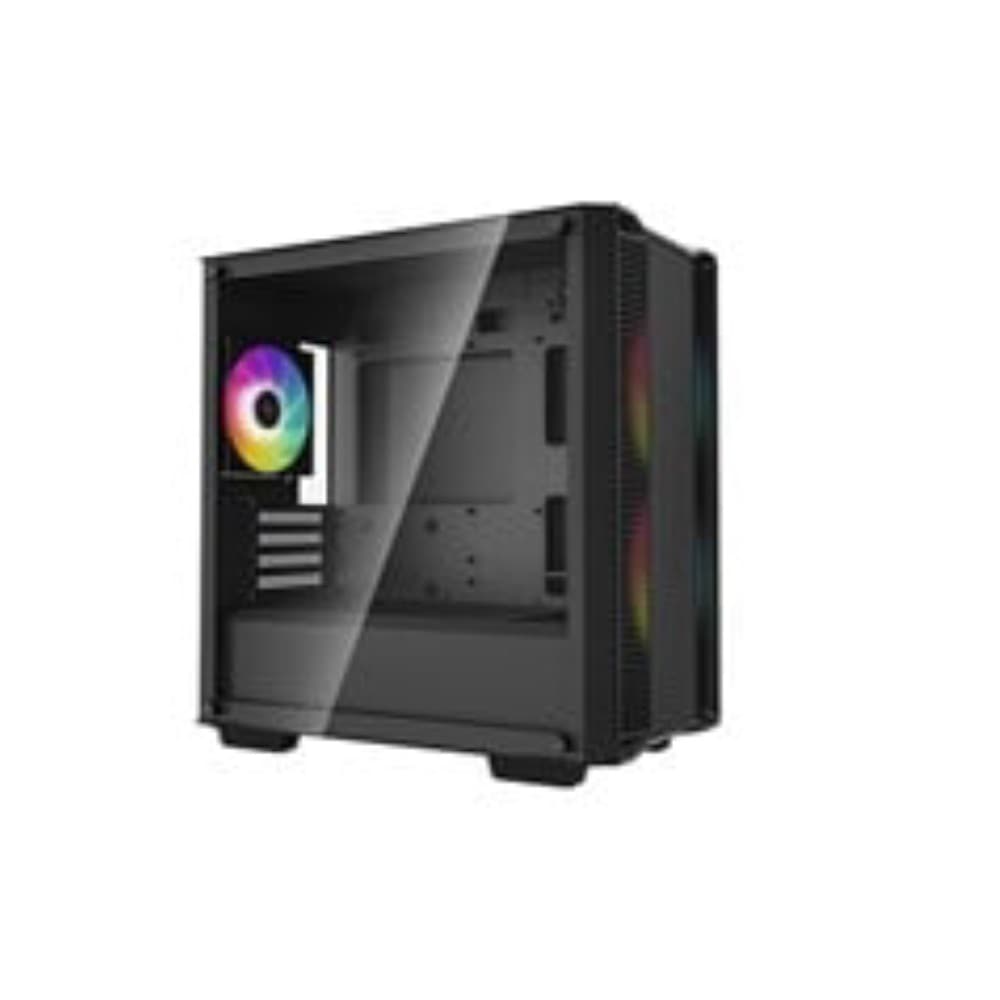 DeepCool CC360 Micro ATX Tempared Glass PC Case - Black - Image 2