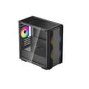 DeepCool CC360 Micro ATX Tempared Glass PC Case - Black thumbnail 3