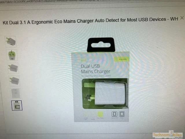 Kit Dual 3.1 A Ergonomic Eco Mains Charger Auto Detect for Most USB Devices - WH - Image 2
