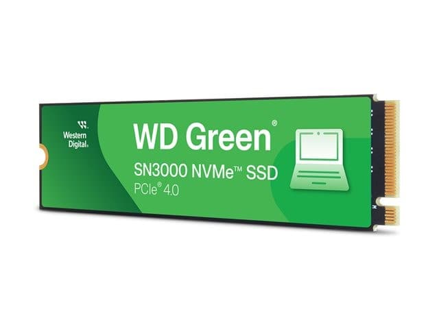 Western Digital WD Green SN3000 M.2 2280 PCIe Gen4 NVMe SSD 500GB - Image 3
