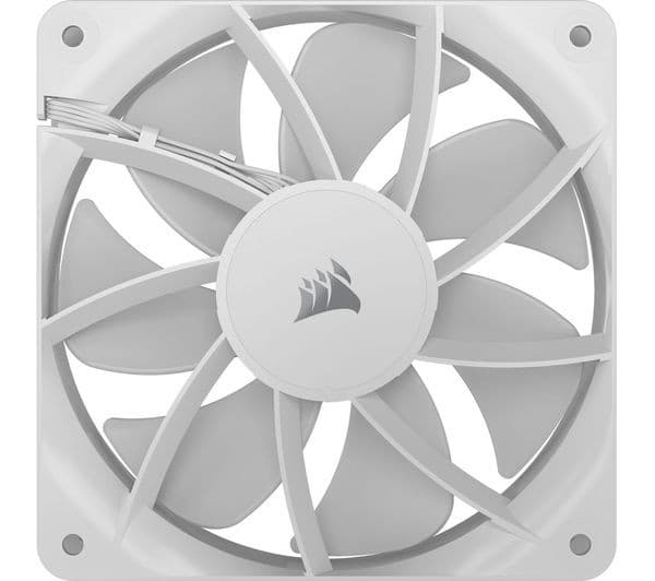 CORSAIR RS120 ARGB 120 mm PWM Case Fan - Triple Pack, White - Image 4