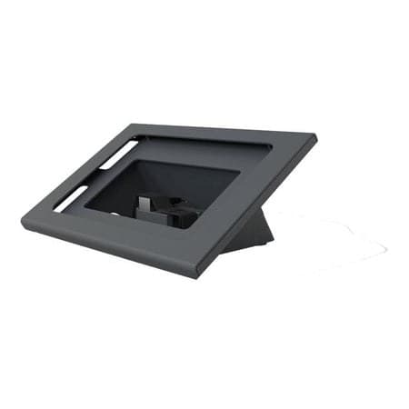 Heckler AV Zoom Rooms Console - Enclosure - 30������ viewing angle - for tablet - lockable - steel - black gray - desktop  cart mountable