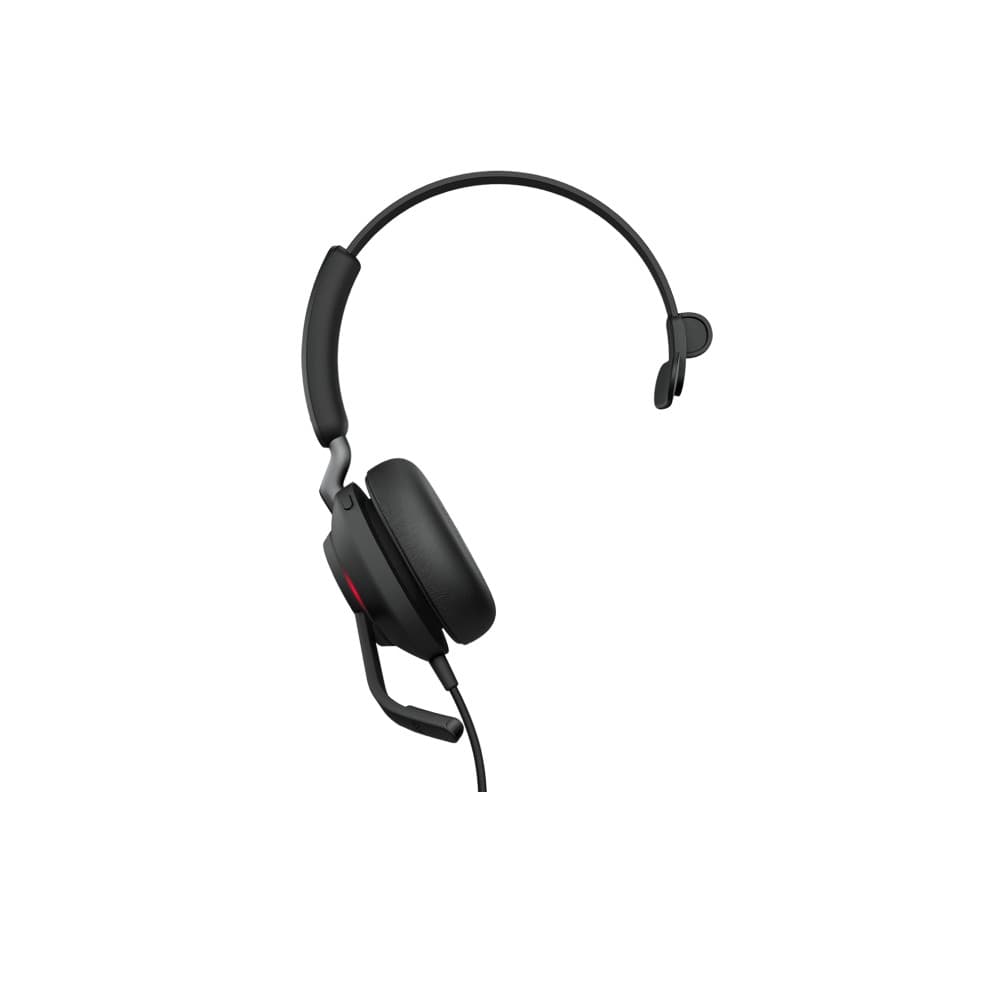 Jabra Evolve2 40 UC Mono Wired Headset - USB-C - Black - Image 3