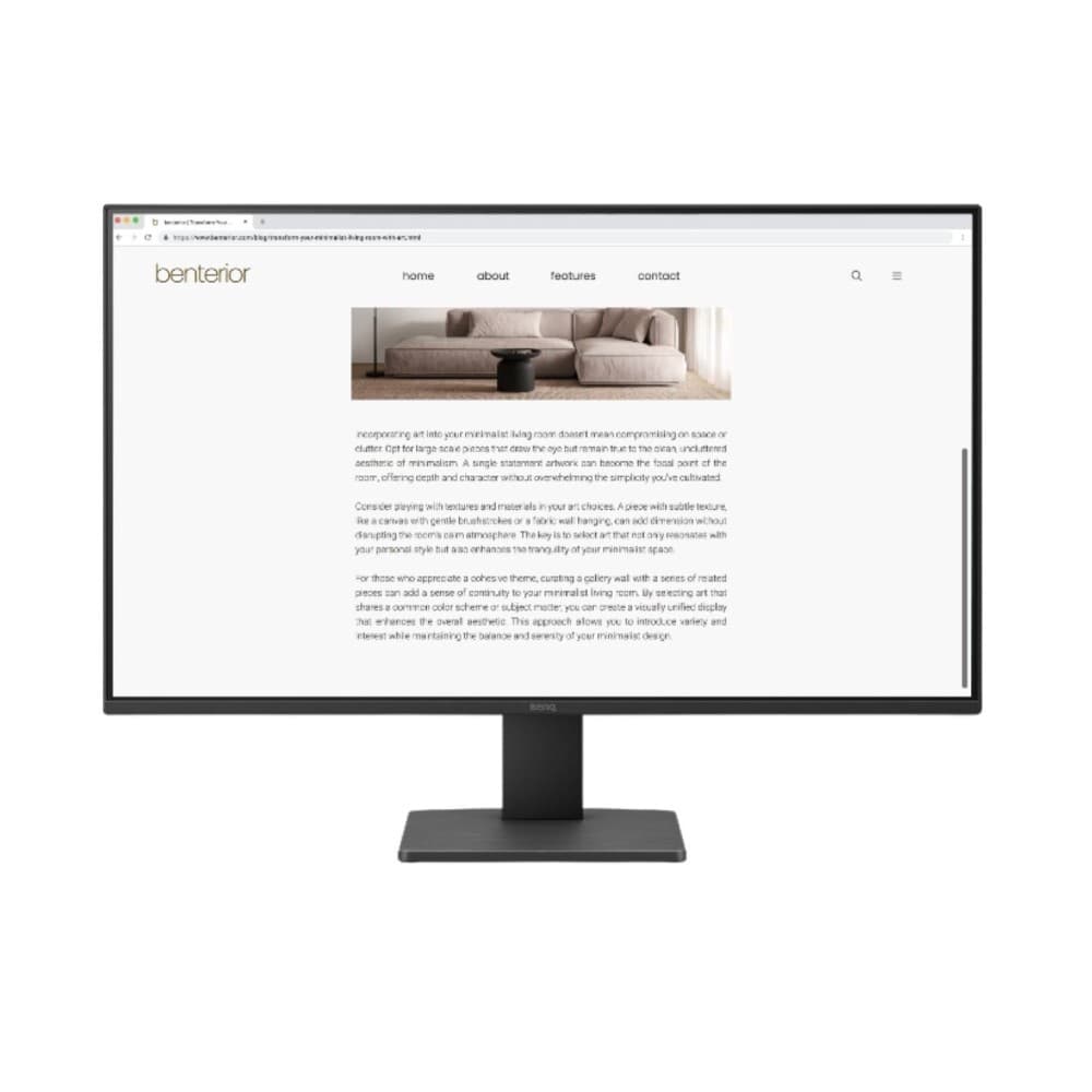 BenQ GW2791 27" IPS Full HD 100Hz 5ms Eye-Care Technology Monitor - Image 1