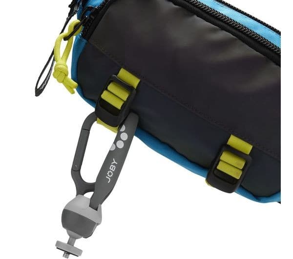 JOBY HandyPod Clip Action Mini Tripod with Carabiner - Grey - Image 3