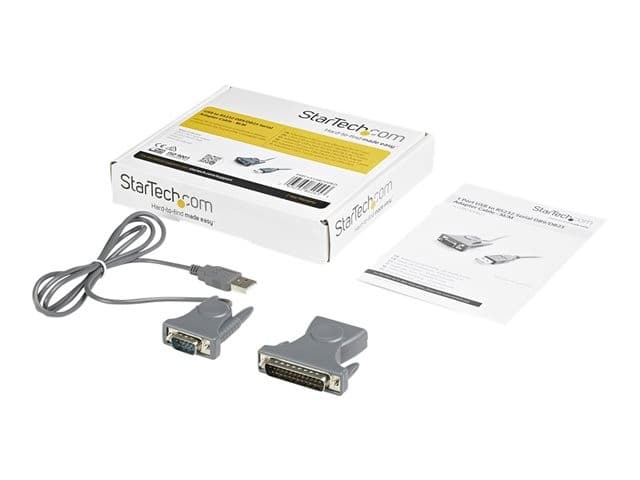 STARTECH USB to Serial Adapter Grey