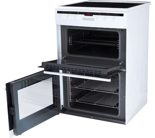 AMICA AFC6550WH 60 cm Electric Ceramic Cooker - White - Image 3