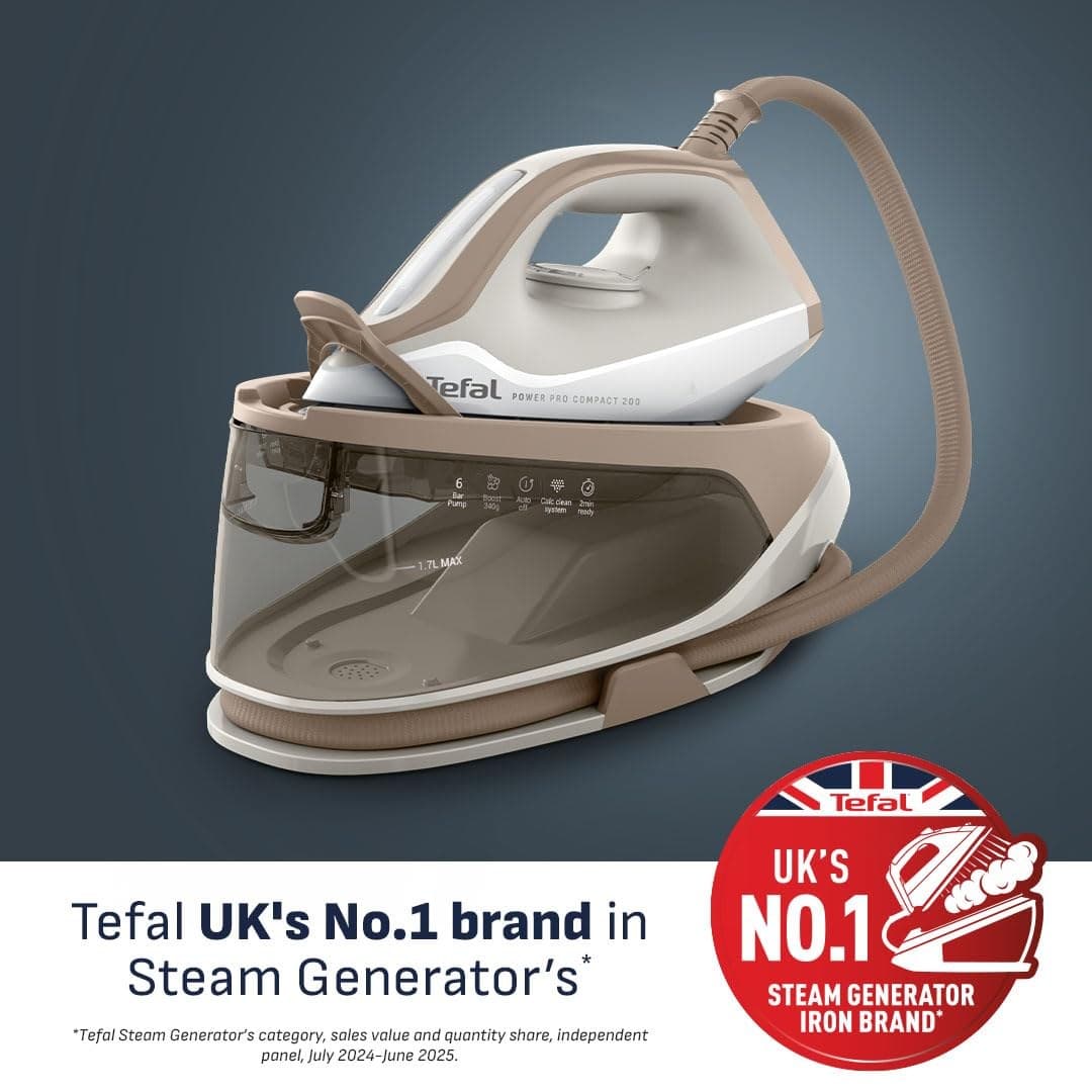 Tefal Power Pro Compact 200 Steam Station SV6213G0 - Dune - Image 2