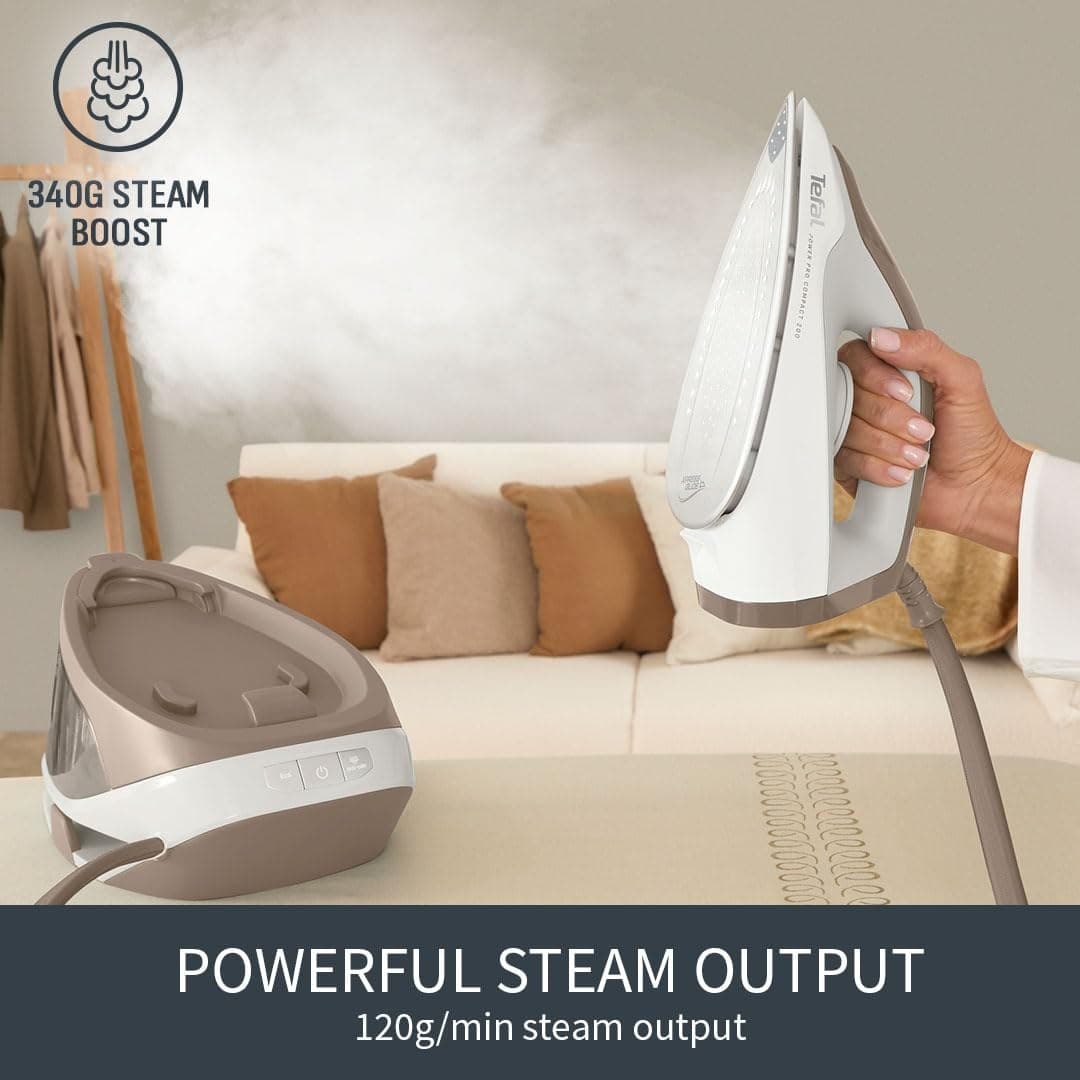 Tefal Power Pro Compact 200 Steam Station SV6213G0 - Dune - Image 3