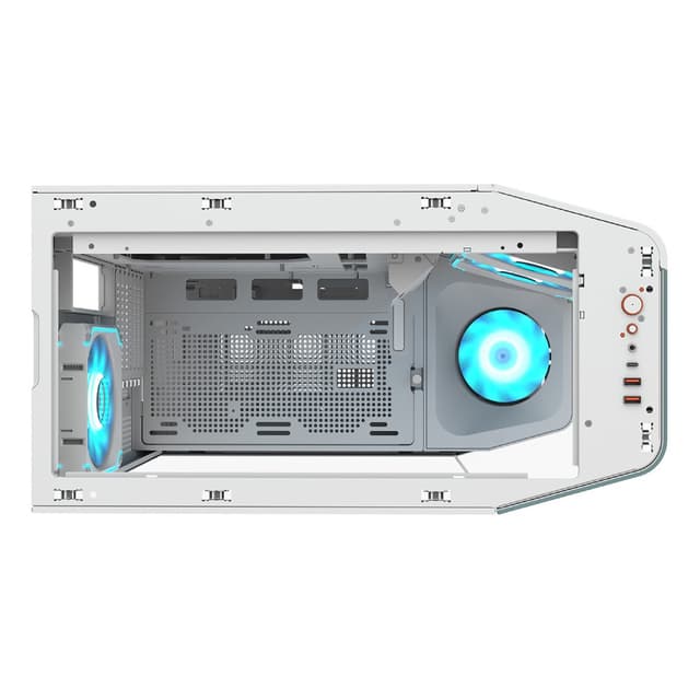 Cougar FV270 White ATX Micro ATX Tempared Glass White PC Case | A1 Tech ...