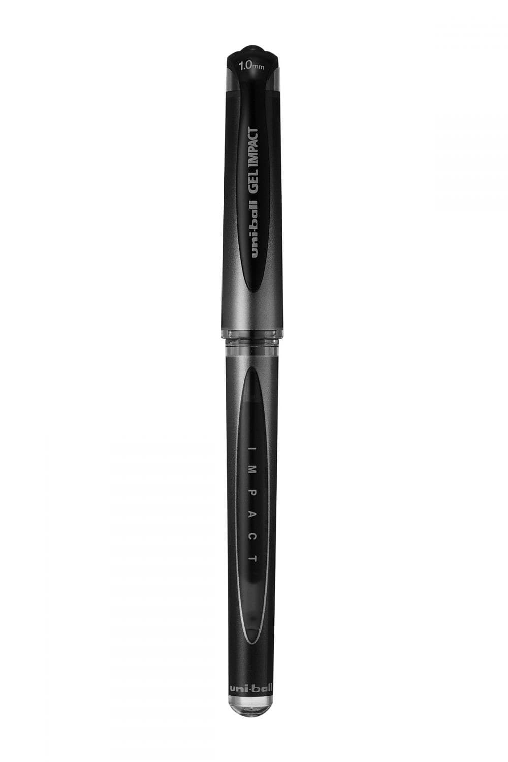 uni-ball Signo Gel Impact UM-153S 12 Pack Black Rollerball Pen 1.0mm Broad Nib - Image 1