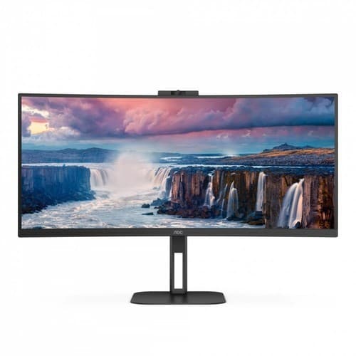 AOC CU34V5CW/BK V5 Series 34" Curved UWQHD 3440 x 1440 100Hz VA LED Monitor - HDR