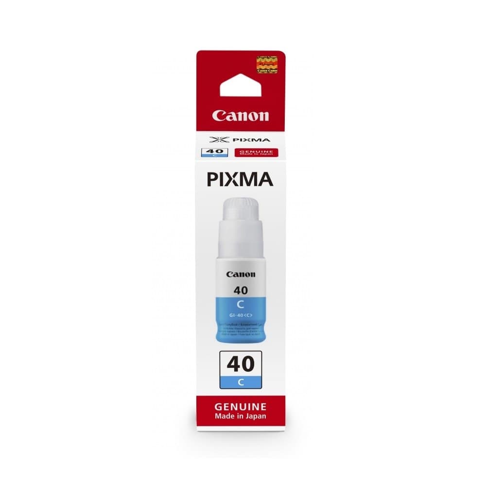 Canon GI-40 Original Ink Bottle - Cyan - Image 1