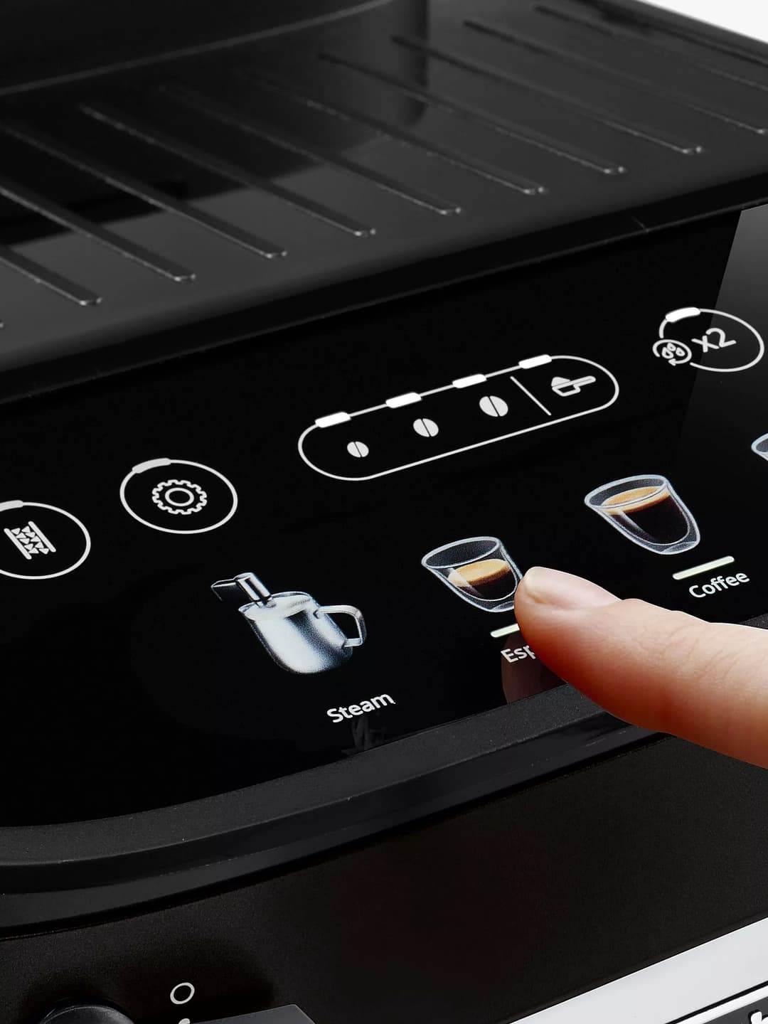 DeLonghi Magnifica Evo ECAM290.22.B Bean to Cup Coffee Machine with Manual Milk Frother - Black - Image 5