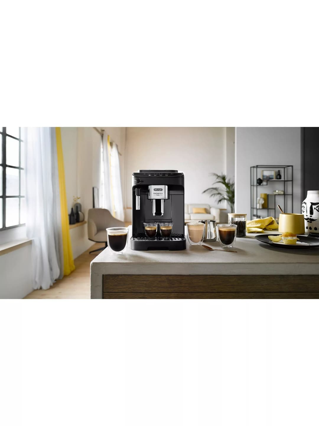 DeLonghi Magnifica Evo ECAM290.22.B Bean to Cup Coffee Machine with Manual Milk Frother - Black - Image 7