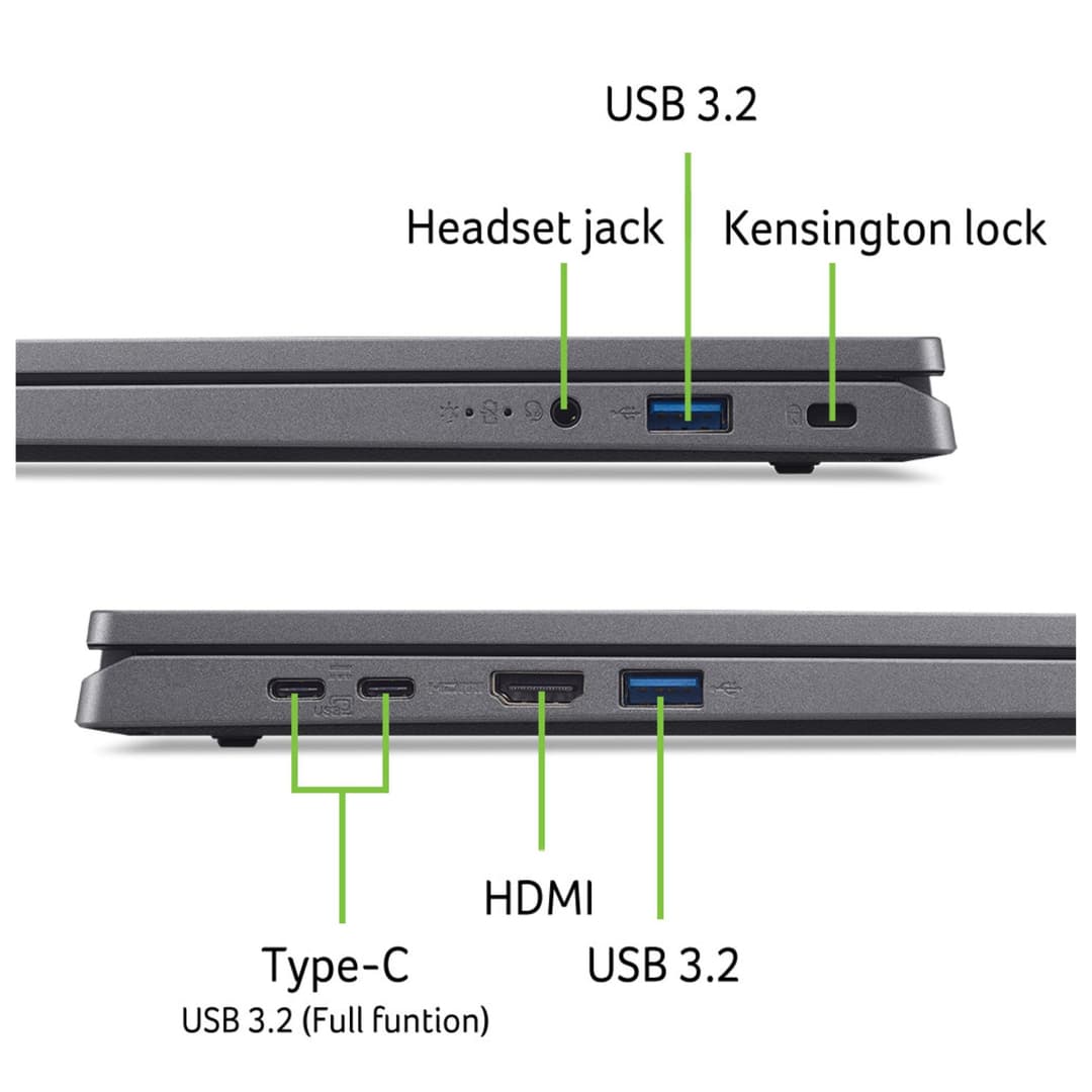 Acer Aspire Go Intel AG17-31P-33KH Intel Core 3 N355 8GB RAM 128GB SSD 17.3" Full HD Windows 11 Home S Laptop - Image 7