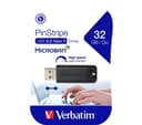 Verbatim PinStripe USB 3.2 Gen 1 Flash Drive 32GB - Black thumbnail 5
