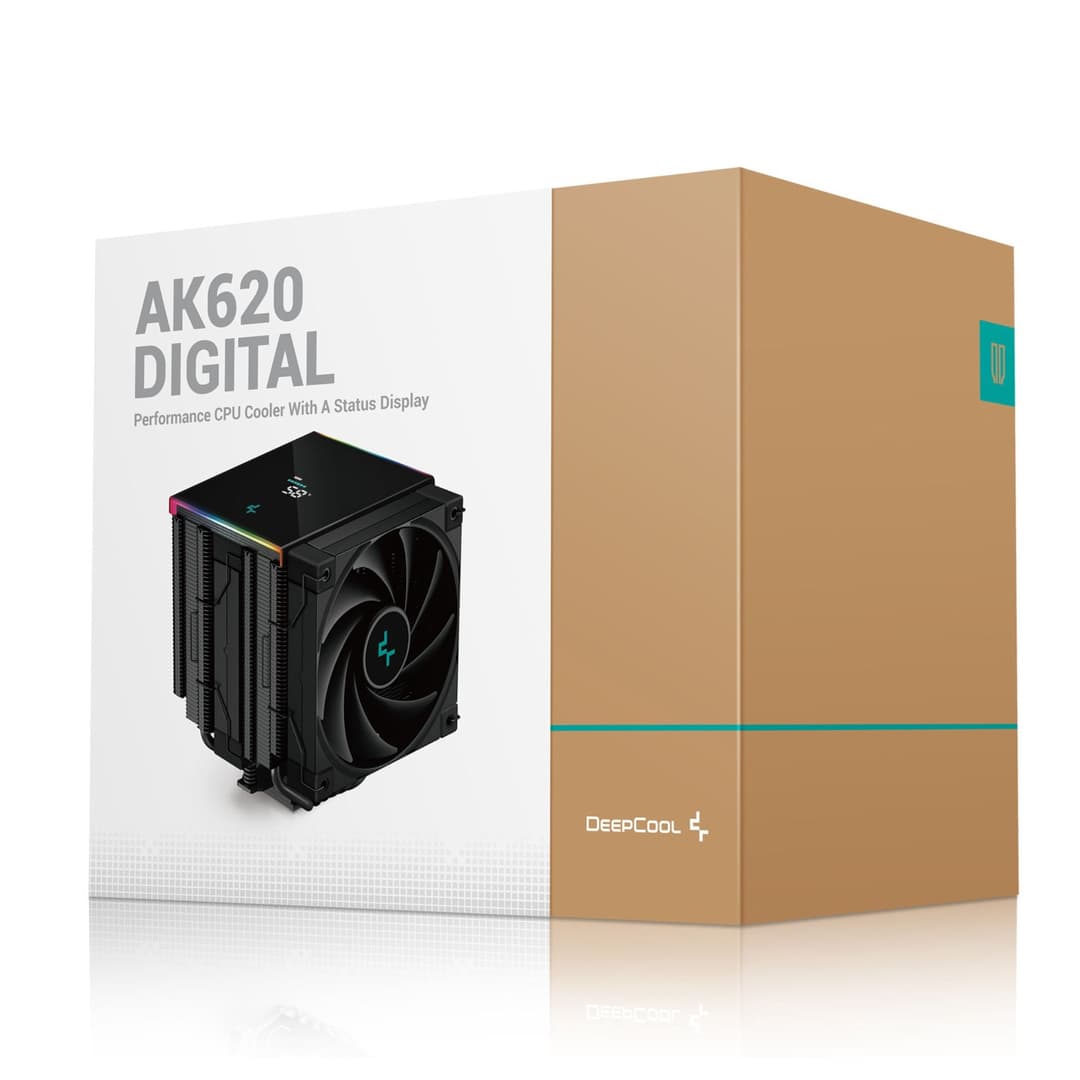 DeepCool AK620 Digital Performance CPU Cooler with Display - Black - Image 10