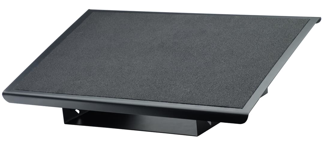 Fellowes Foot Rest Under Desk - Professional Series Under Desk Foot Rest Ergonomic Foot Rest with 3 Height Adjustable Positions & Non-Slip Platform Surface - Foot Rest Stool for Office & Home - Black - Image 1