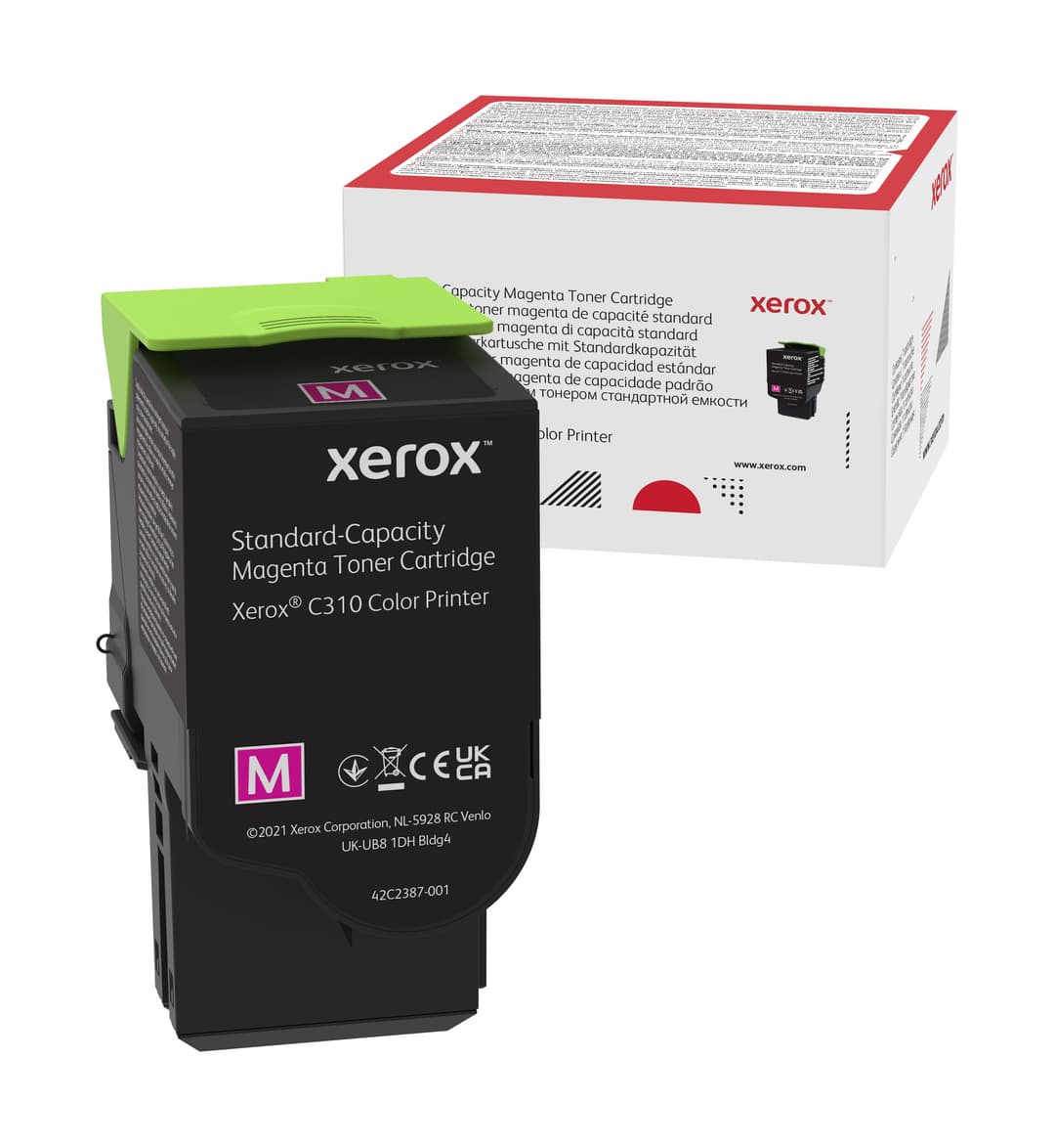 Xerox Genuine ® C310 Color Printer​/​C315 Color Multifunction Printer Magenta Standard capacity Toner Cartridge (2000 Pages) - 006R04358 - Image 1