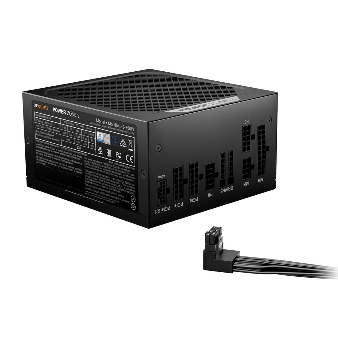 be quiet! Power Zone 2 750W ATX 3.1 80 PLUS Platinum PSU Power Supply - Image 5