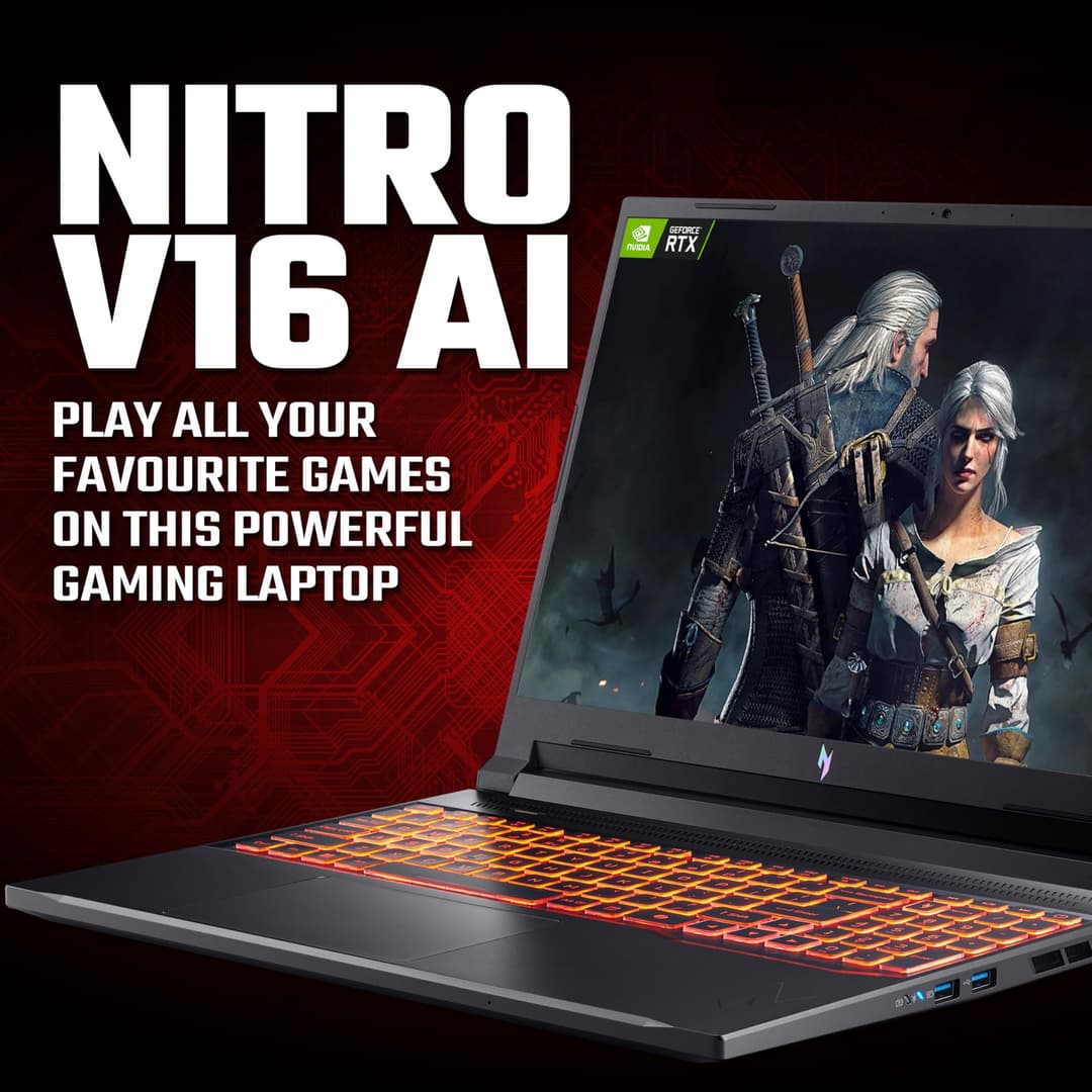 Acer Nitro V16 ANV16-42 Gaming Laptop - Black - Image 3