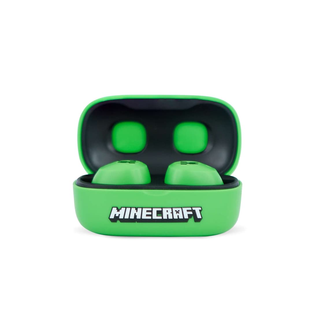 Minecraft Creeper 3D Collectable TWS Earphones - Green - Image 3