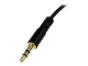 STARTECH 3.5mm Audio Cable 0.3m Black thumbnail 1