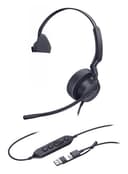 Yealink UH42 Mono USB-C/A Headset Wired Head-band Calls/Music USB Type-C / USB Type-A Black thumbnail 1