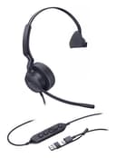 Yealink UH42 Mono USB-C/A Headset Wired Head-band Calls/Music USB Type-C / USB Type-A Black thumbnail 2