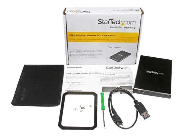 StarTech S251BMU313 Storage Enclosure USB 3.1 Black - Image 5