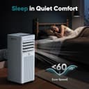 KGOGO Portable Air Conditioner 9000 BTU 4-in-1 Air Conditioning Unit with Remote Control - White thumbnail 3