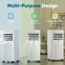 KGOGO Portable Air Conditioner 9000 BTU 4-in-1 Air Conditioning Unit with Remote Control - White thumbnail 4