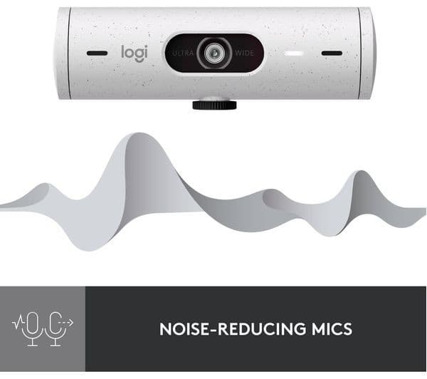 Logitech Brio 500 Webcam Off-White - Image 4