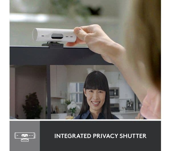 Logitech Brio 500 Webcam Off-White - Image 6