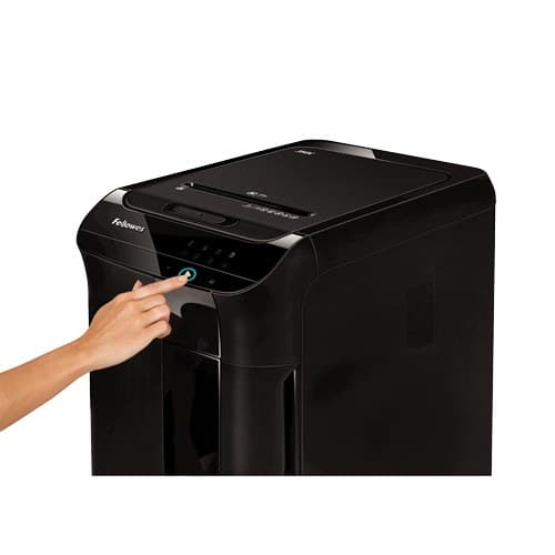 Fellowes 100135793 paper shredder Confetti shredding Black - Image 3