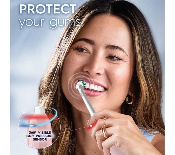 ORAL-B Pro 3 3500 Electric Toothbrush - Design Edition Pink - Image 4