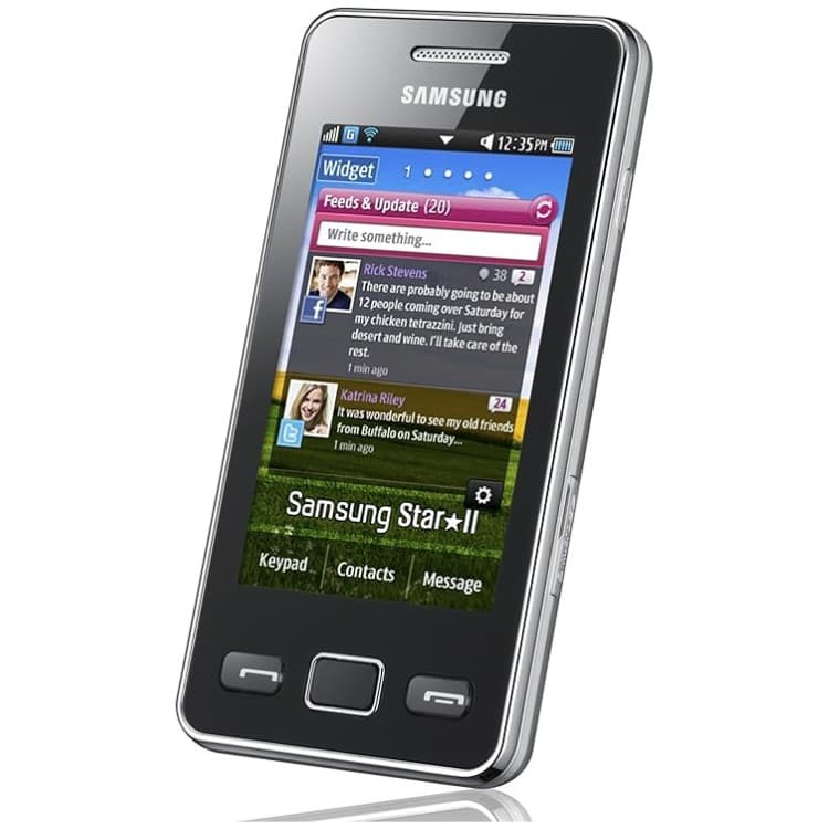 Samsung Tocco GT-S5269 Mobile Phone, 3.0" Touchscreen, SIM Free - Black - Image 1