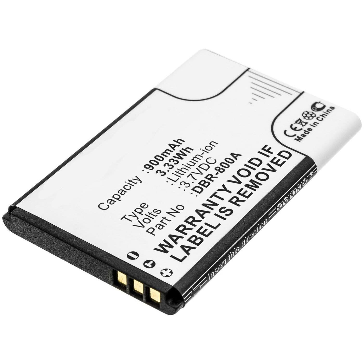 CoreParts MBXMP-BA484 Replacement Phone Battery for Doro Primo 805 / 6520 / 6530 (DBR-800A/B), 3.7V 900mAh Li-ion
