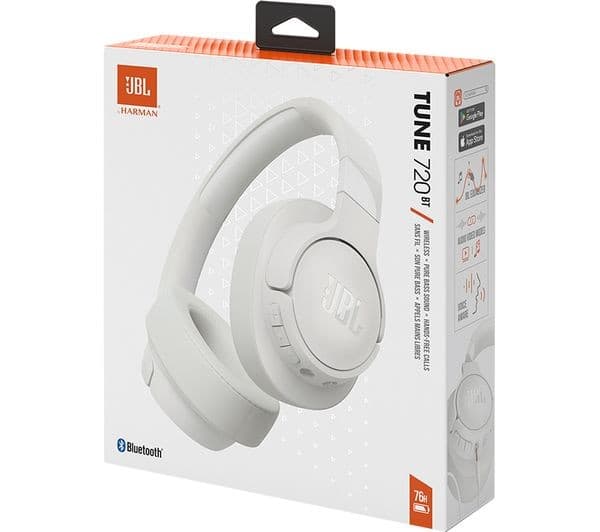 JBL Tune 720BT Wireless Headphones White - Image 9