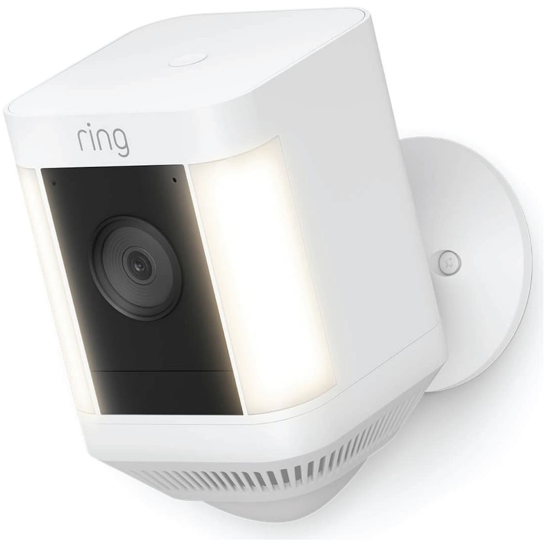 Ring Spotlight Cam Plus Battery 1080p Full HD Security Camera - White - Image 1