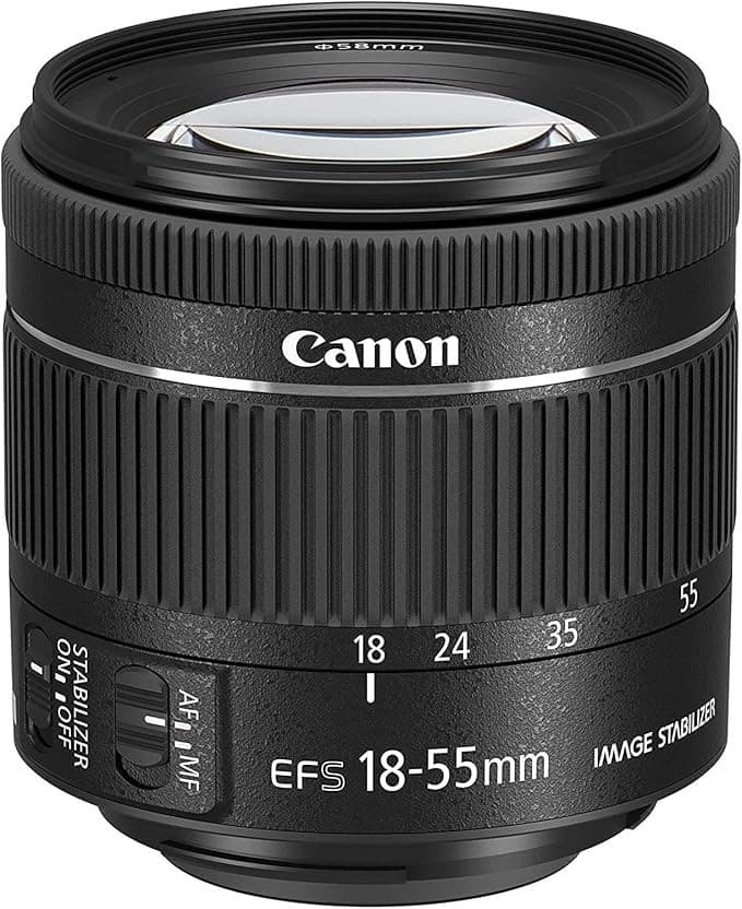 Canon EF-S 18-55mm f/4-5.6 IS STM Lens Black