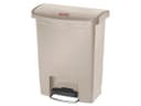 Rubbermaid® Slim Jim Rectangular Plastic Wastebasket  Step-On  24 Gallons  White thumbnail 4